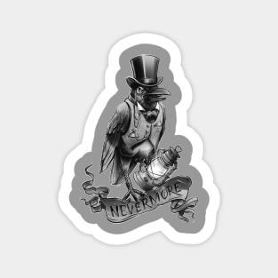 The Crow. Nevermore White Sticker